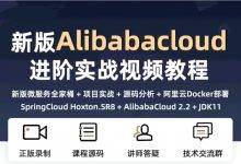新一代微服务全家桶 阿里云AlibabaCloud+SpringCloud实战(视频+资料) 价值169元